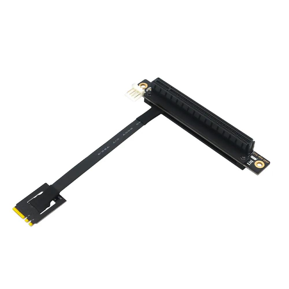 

Адаптер 270 градусов M.2 NGFF с двумя клавишами, адаптер для PCI-E 16X, преобразователь кабеля с 4Pin FDD, переходник для PCI-E Tester Extender