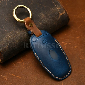 3 Btn Retro Leather Car Key Fob Cover per Hyundai Solaris Sonata Hybrid NEXO NX4 New Grand Santa Fe Tucson 2020 2021 - 3 Btn Retro Leather Car Key Fob Cover per Hyundai Solaris Sonata Hybrid NEXO NX4