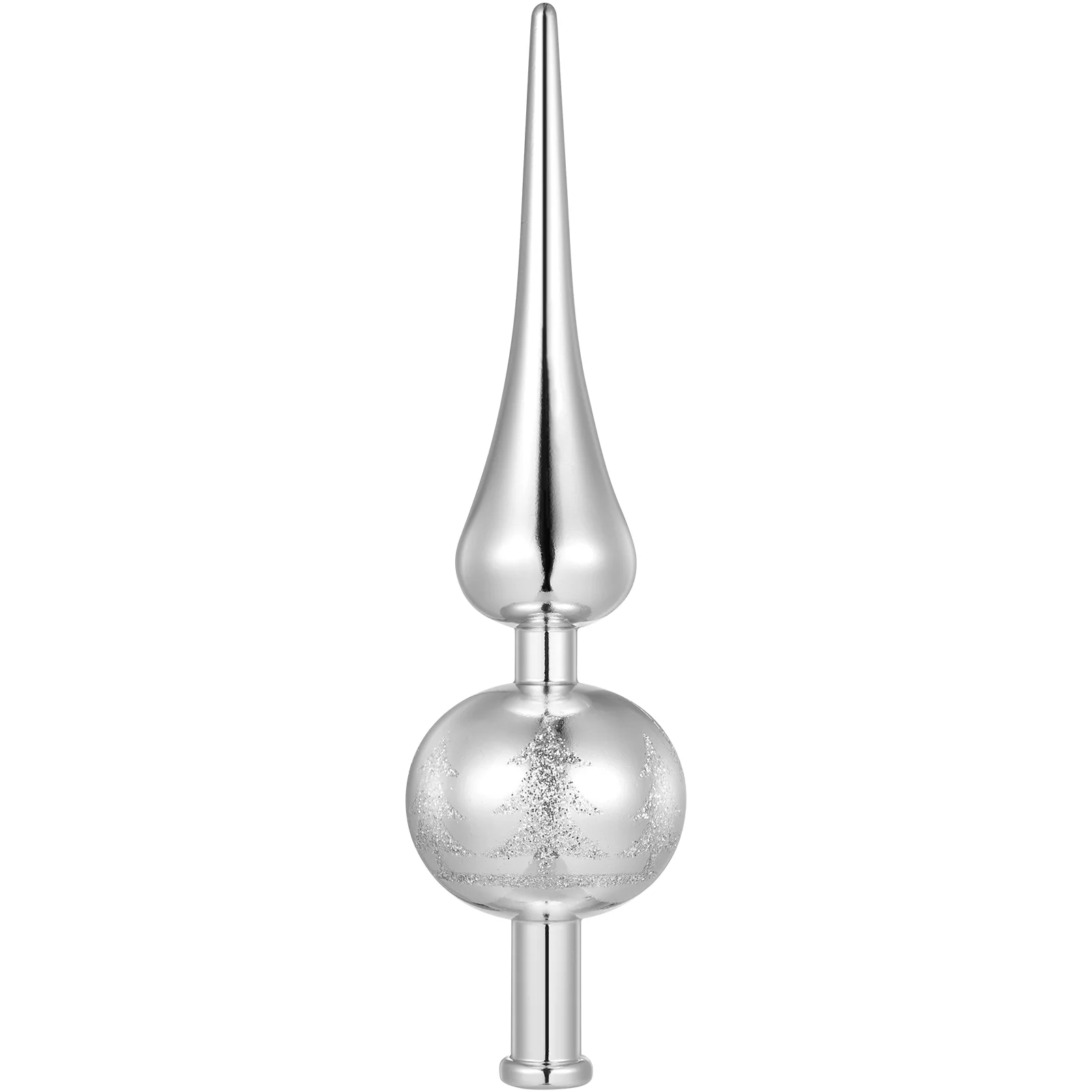 

Christmas Tree Topper Vintage Plastic Tree Finals Unique Collection Blown Glass Xmas Tree Finials Classic Metallic