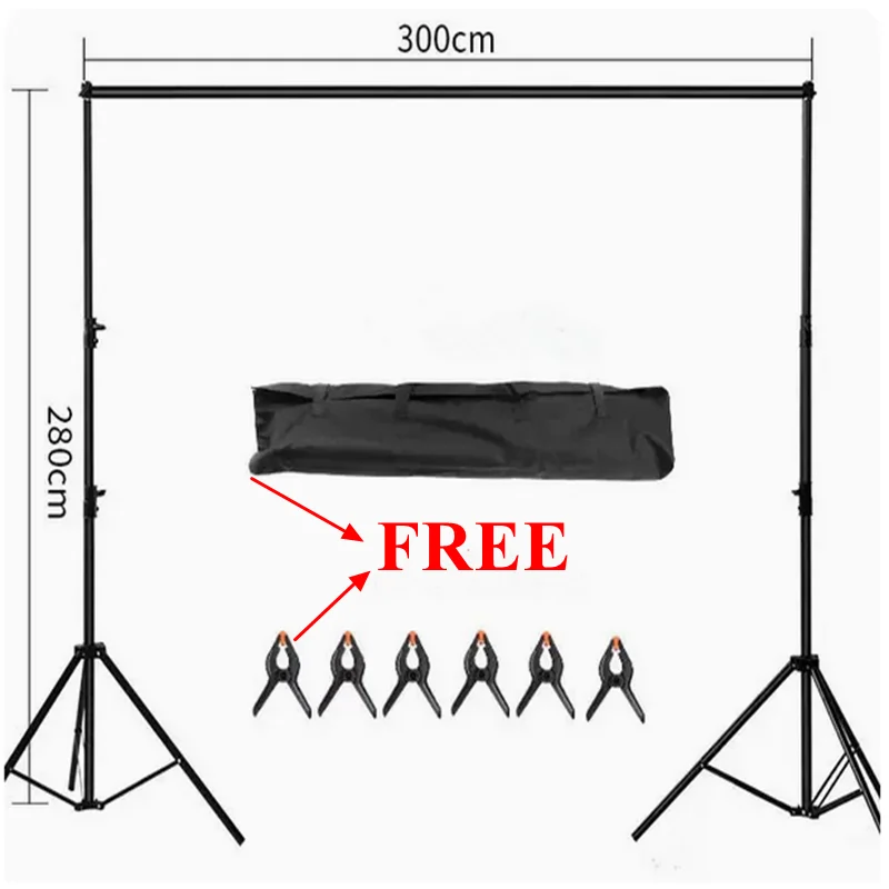 

2.8X3m Wedding Backdrop Stand Curtain Pipe Expandable Rods Telescopic Pole Event Party Decoration