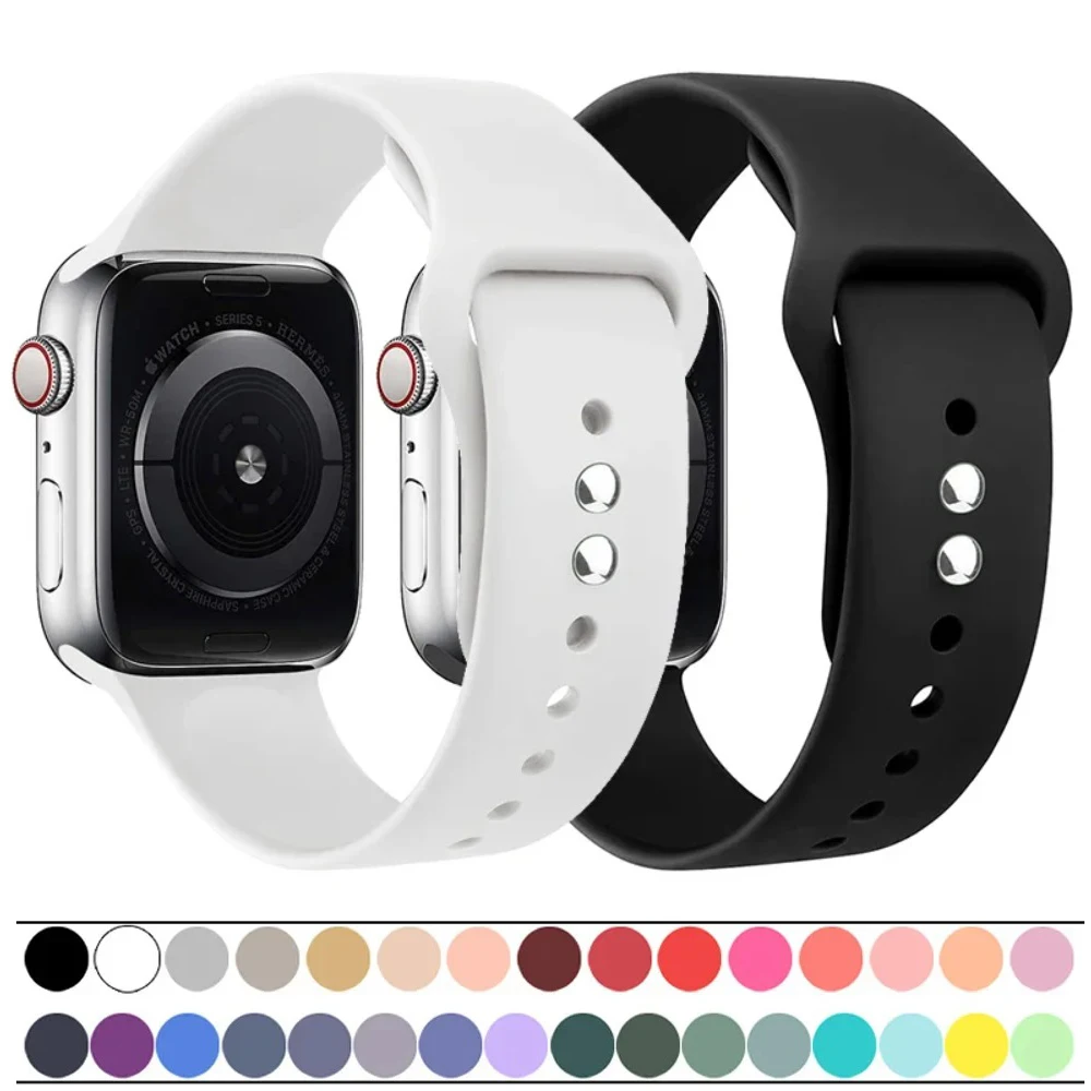 Premium Sports Silicone Watch Band - Durable & Stylish Bracelet Replacement