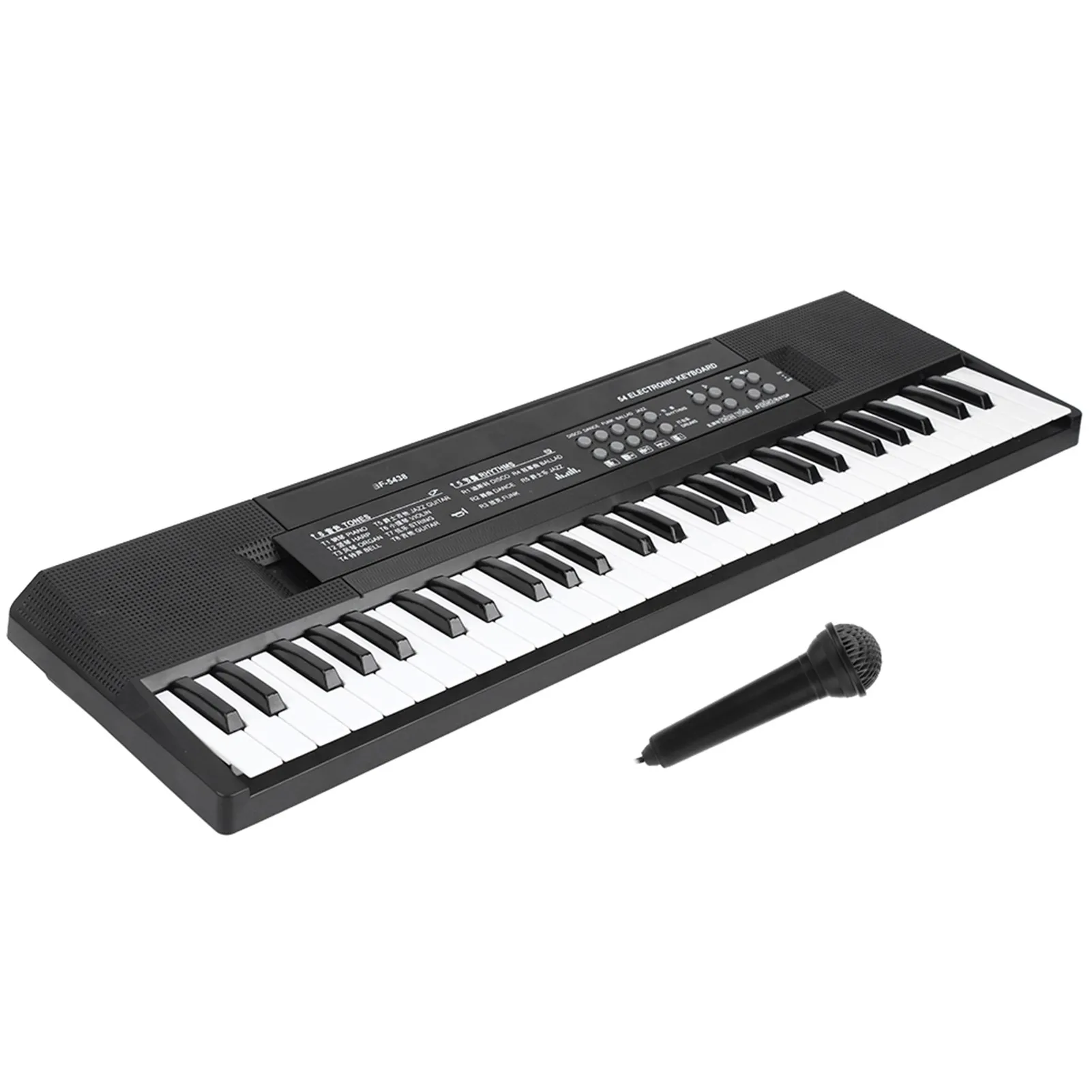 Electronic Keyboard Elegant Electronic Keyboard 54‑Key Organ Durbale Sound for Adult Chidren Home School