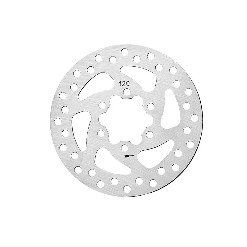 Vibrant Colorful Hollow Disc Brake Rotor for Bicycles and Scooters - Versatile Sizes Available