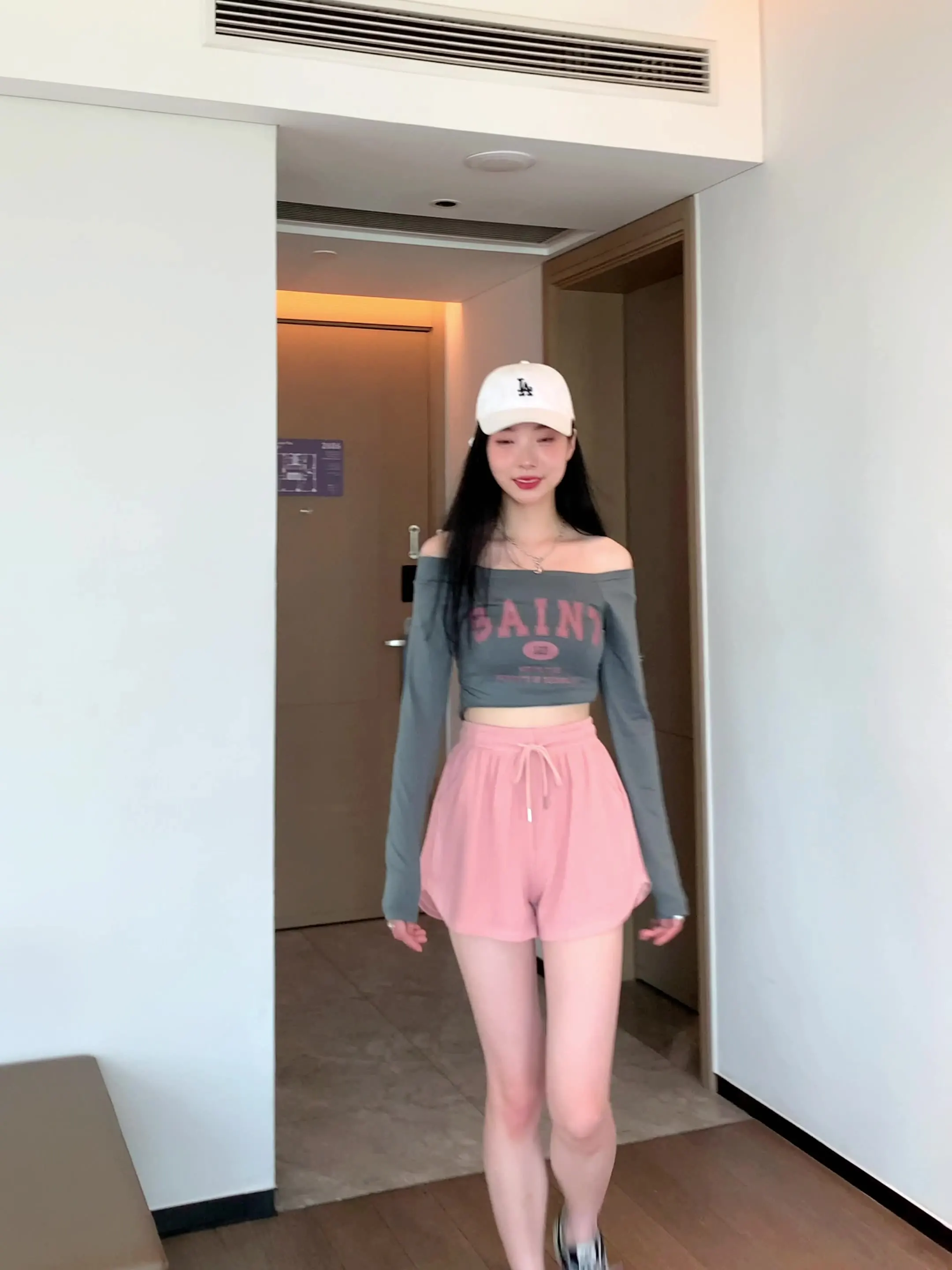 2024 피트니스 러닝 반바지 여성용, 얇은 쿨 루즈 캐주얼 바지, 라지 사이즈 와이드 레그 팬츠, 하이웨이스트 스포츠 핫팬츠, 여름