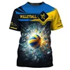 Custom Name Volleyball T-Shirt For Men Women New In Oversized Sport Tshirts For Volleyball Team Gift For Volleyball Players 3