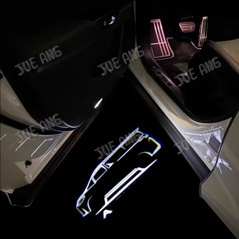 

2 шт., автомобильная дверь, фотопроектор, призрак, подсветка, фотоатмосфера, фотоэлемент для 2009-2024 Alphard Vellfire