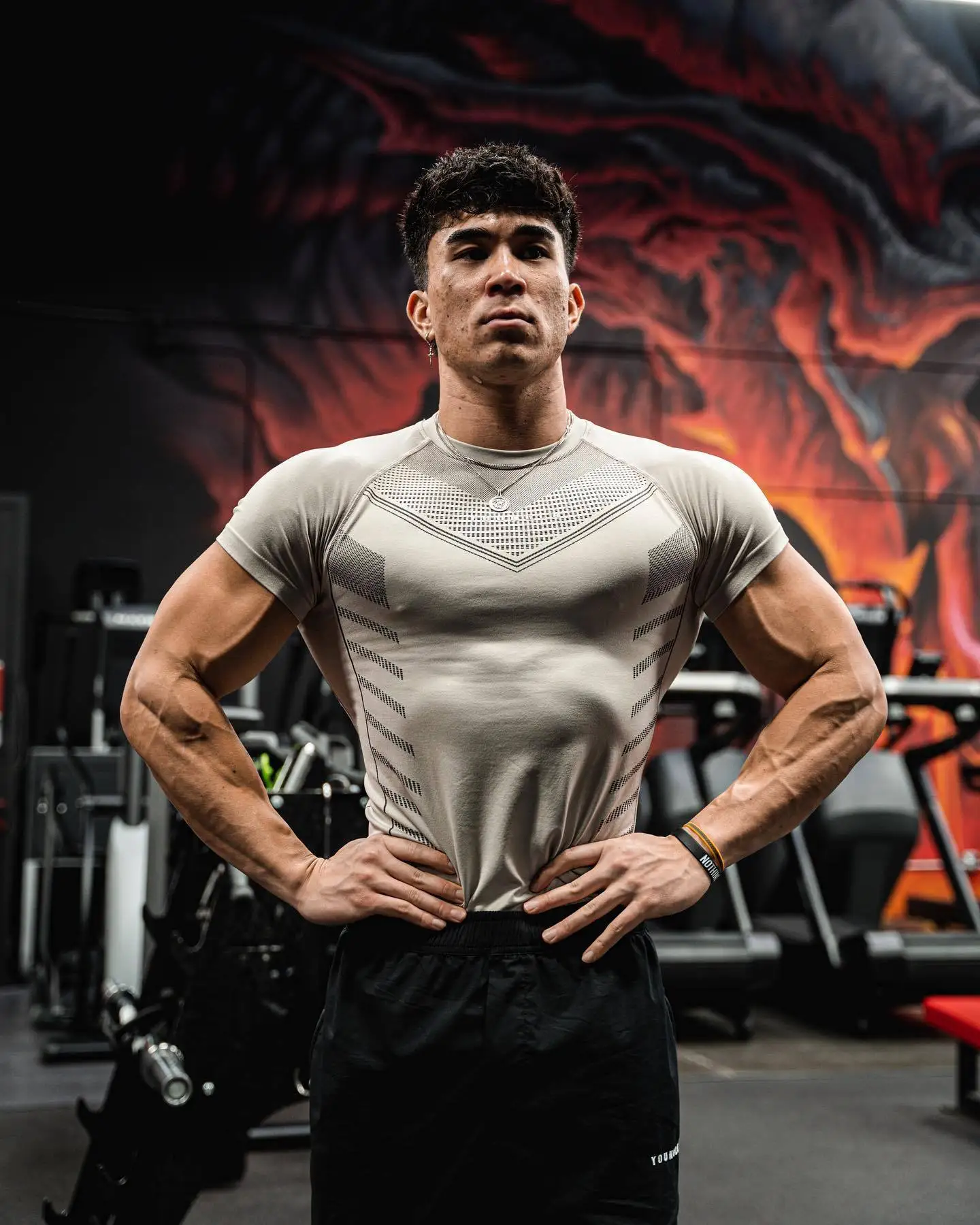 Men's Compression T Shirts Quick Dry Short Sleeve Gym Workout Tee Summer Skinny Fitness Running Sports Athletic Tops For Men