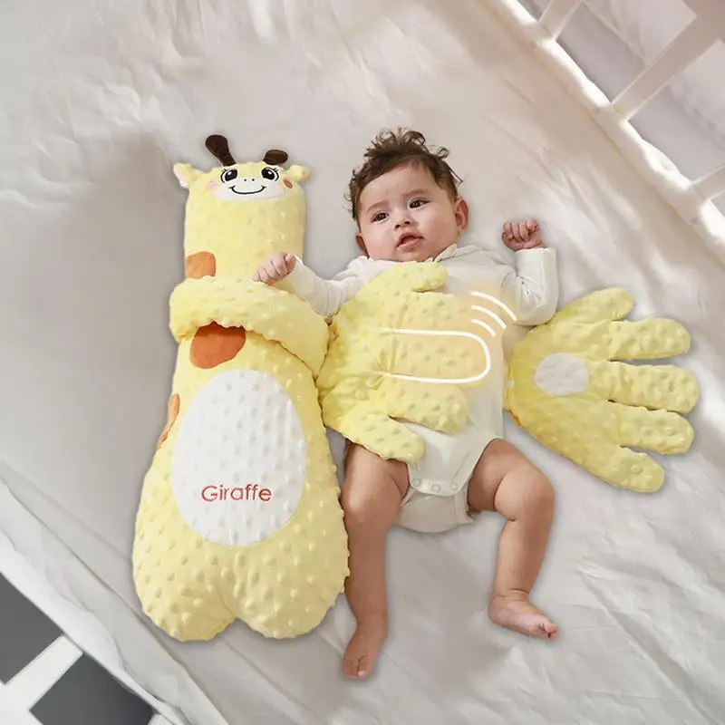 Soothing Baby Sleep Aid Pillow Babies Soothing Palms Baby Sleep Aid Infant Calming Sleeper Remote Control Hand Palms for Toddler 4