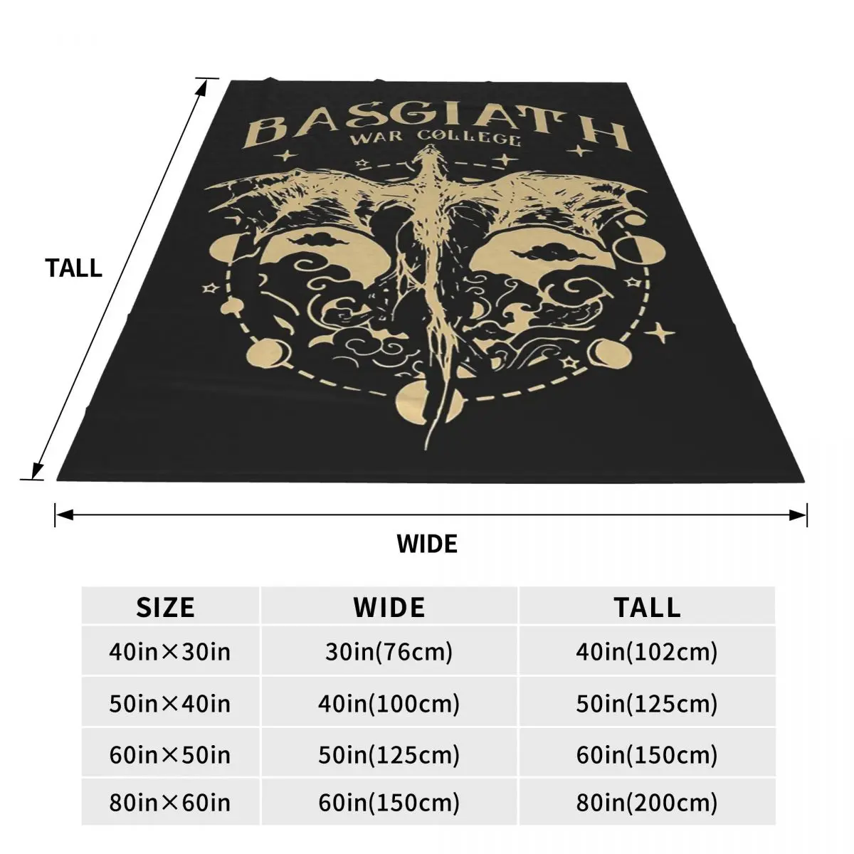 Basgiath War College 20 Fourth Wing Blanket Fleece Warm Throw Blankets Throw Blanket For Couch Travel Throws Bedspread Quilt 3