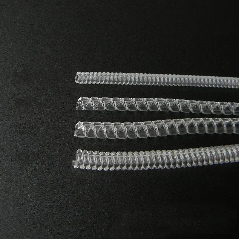 12-Piece Invisible Spiral Ring Size Reducer Set - Transparent Jewelry Tightening Guard