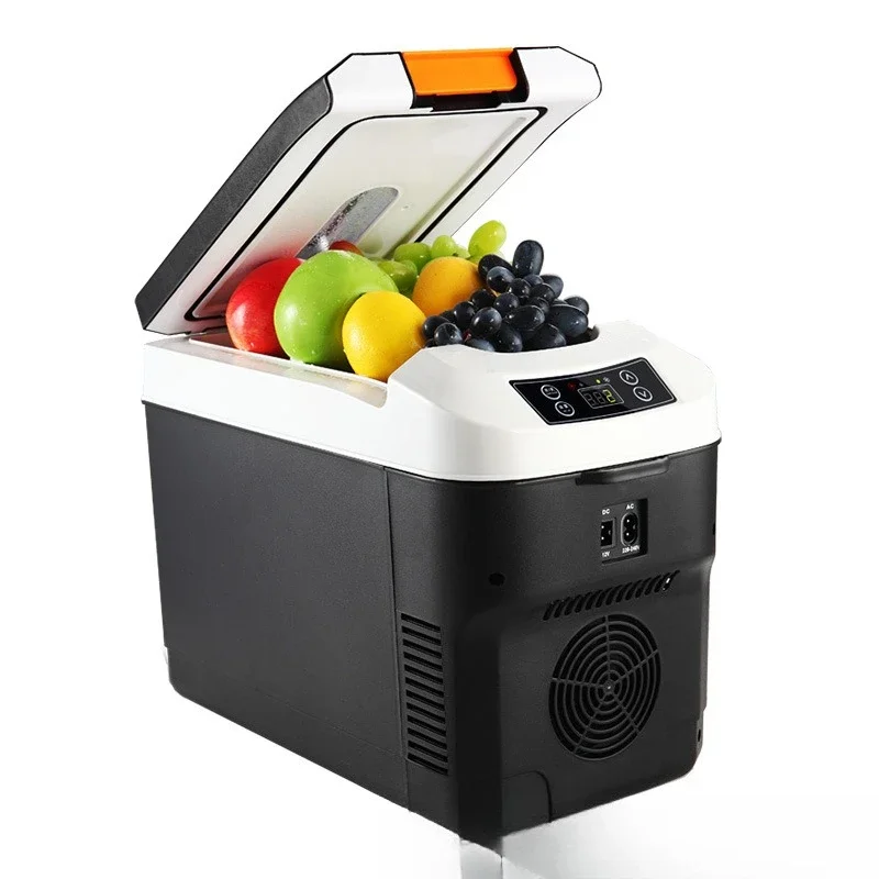 DURABLENEW 12L 차량용 가정용 겸용 미니 냉온장고 24V 트럭 전용 냉장고 온도 조절 가능