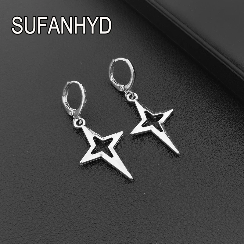 Stud Earrings Dangle Earrings Hoop Earrings Drop Earrings Pendant Earrings Long Earrings Crystal Earrings Creative Star Earrings for Women Fashion Tremella Earrings Gifts for Girls Cute Loop Mini Little Star