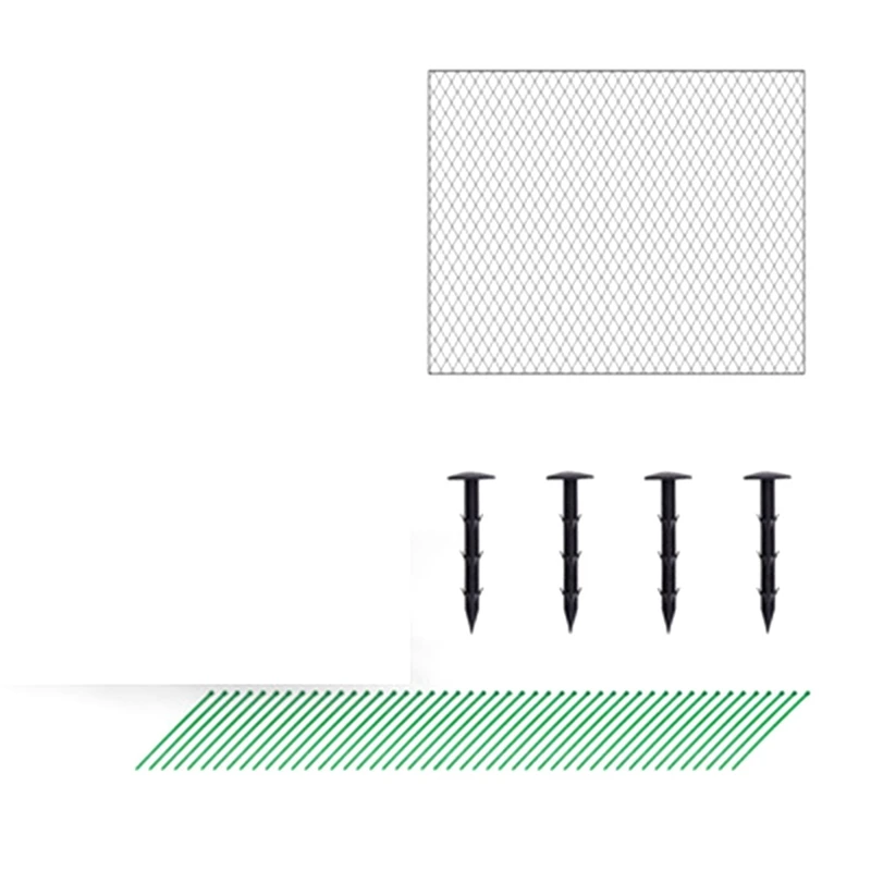 

Hot SV-Garden Netting Anti Bird Protection Net Black Garden Plant Netting Fruit Trees Netting With 4 Tacks And 50 Ties