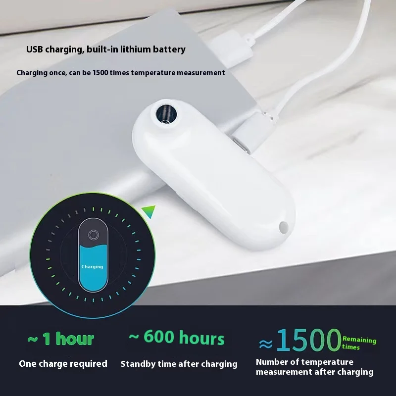 Forehead Thermometer Medical USB Rechargeable Digital Electronic Contactless Clinical Non-contact Body Temperature Kids