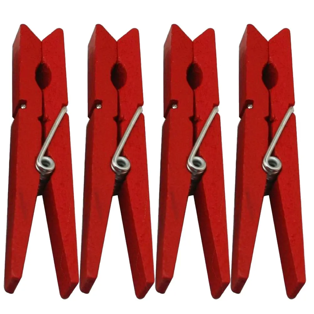 40Pcs Clothes Pegs For Washing Line Strong Grip Washing Pegs Clothes Clips Home Laundry Windproof Clothespins