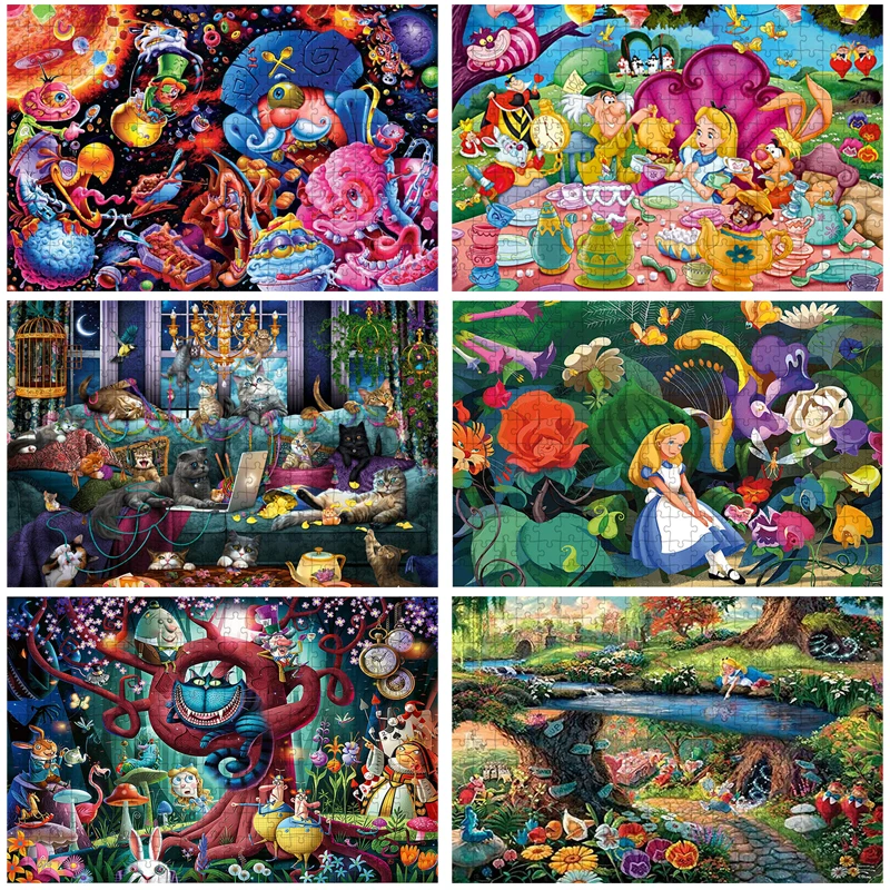 Alice in Wonderland Puzzle 1000 pz Disney