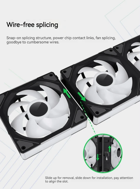 TEUCER JM-1 Fan 120mm ARGB Shenguang Synchronous Cooler for