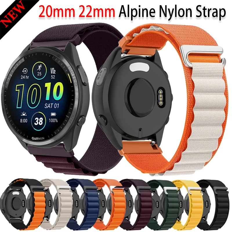 Alpine Nylon Strap - Comfortable Replacement Band (20mm/22mm)