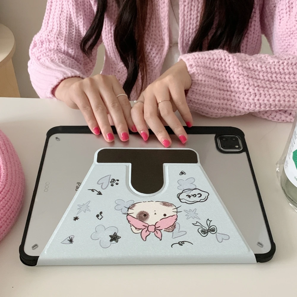 Bonito Gato Tablet para Apple Ipad Capa para Ipad Pro Geração 12.9 11 10 9.7 Mini ar 109 Case - Imagem 4