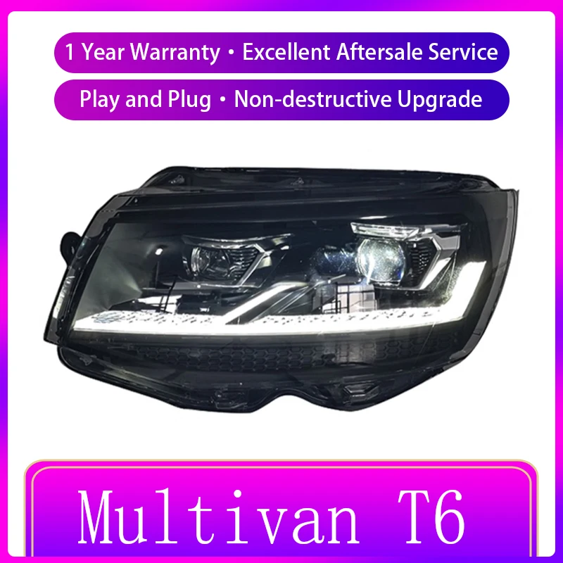 Car Styling for VW Multivan Headlights 2014-2019 Volkswagen Caravelle T5  Headlight DRL Turn Signal High Beam Projector Lens - AliExpress