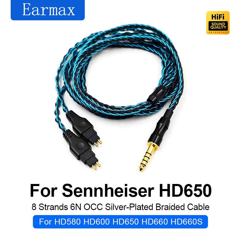 Sennheiser HD 60 16-Core OCC Earphone Cable For Sennheiser HD600