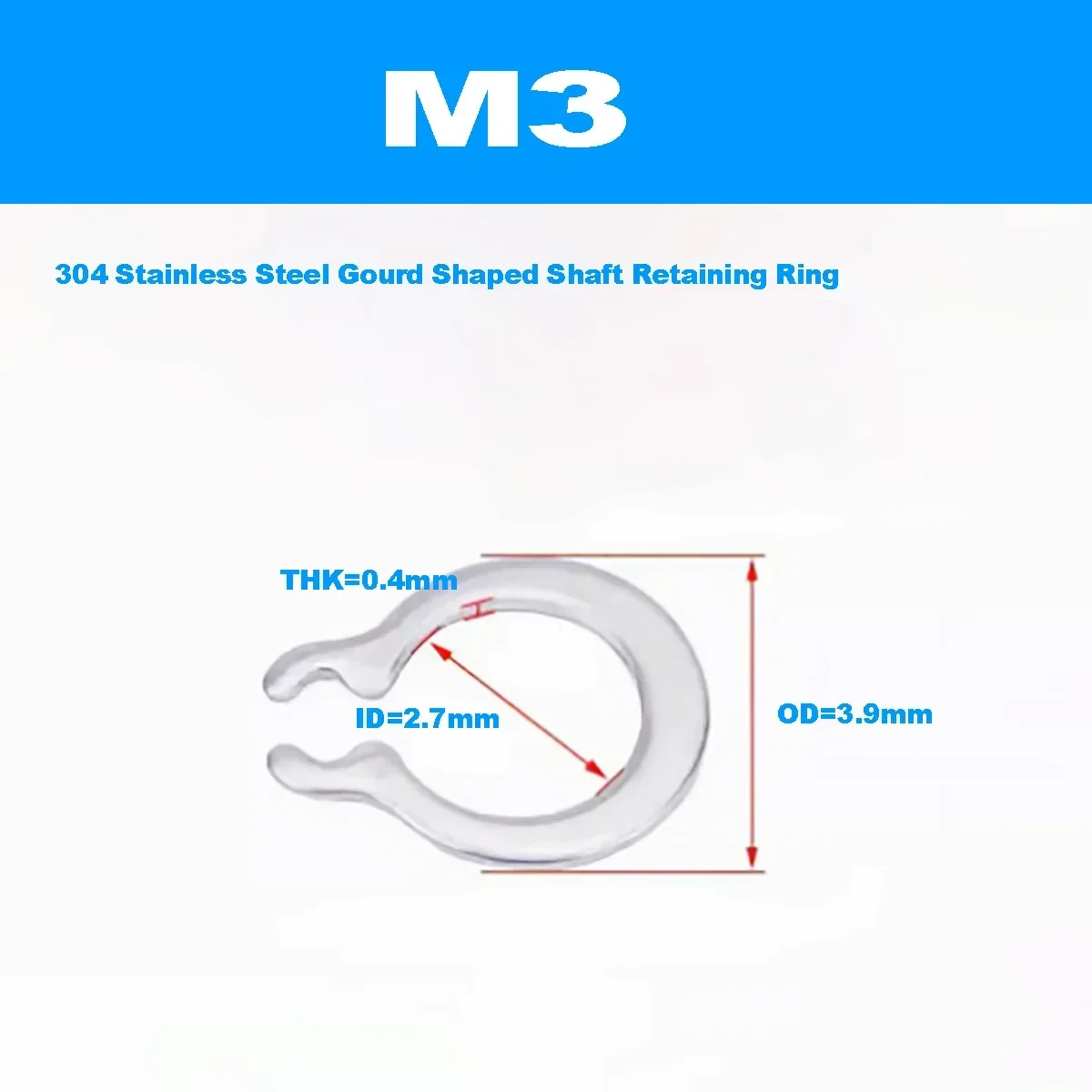 200pcs M3