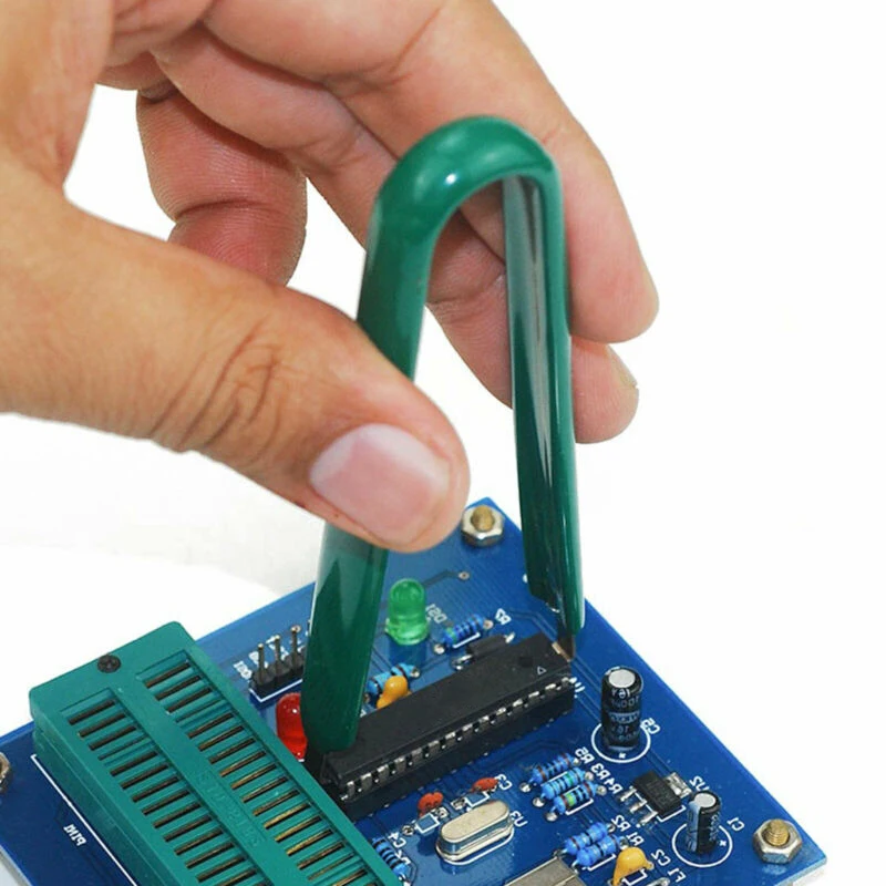 2-teilige anti statische Pinzette ic/rom chip u sahpe Puller Extractor Leiterplatte komponenten entfernen CPU-Klemmung plcc Puller Clips – Detail 1