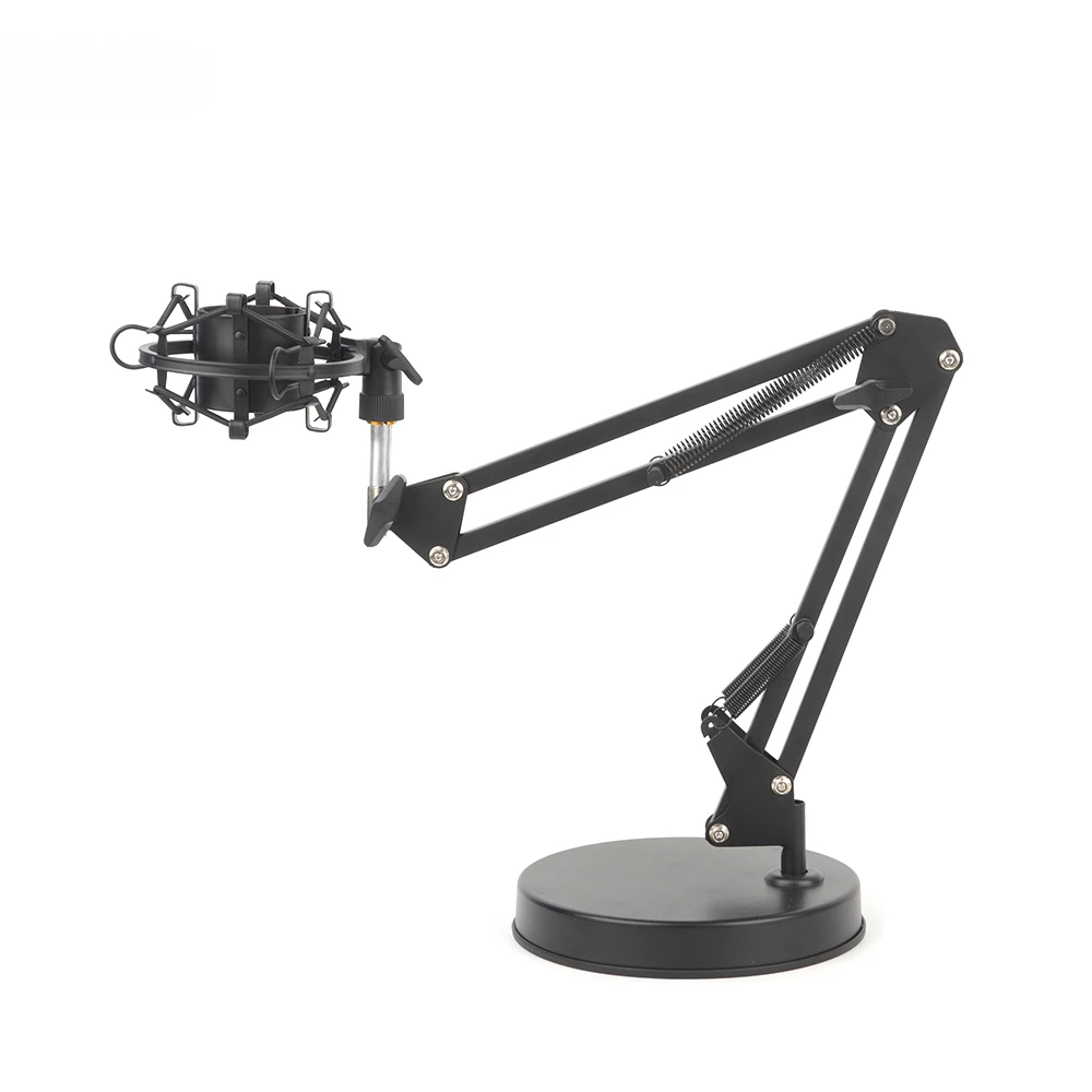 desktop cantilever stands lazy person bracket 360 degree rotatable adjustment phone microphone holder arm stand