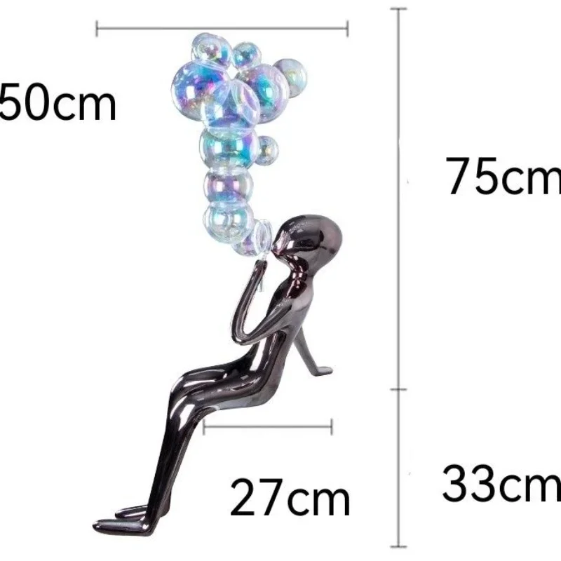 منحوتات حديثة لغرفة المعيشة ، جمالية إبداعية ، أشخ...