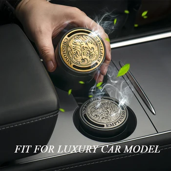 2026 Vintage Pattern Grave Luxury Design Car Fragrance Retro Style Auto Car Air Freshener Strong Smell Car Perfume Decoration 1