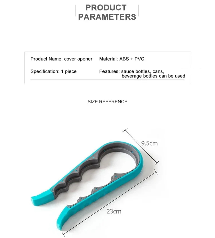 New Bottle Gadget Kitchen Can Opener Cork Screw Jar Easy Open Manual Tin Bootle Tool Gadgets for Cap Accessories Cans Lid Twist