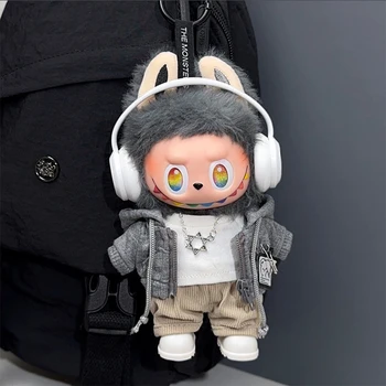 Labubu Casual Hoodie Grey Leisure Trend Fashion