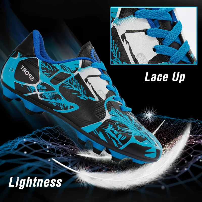 Professional Soccer Shoes Kids Long Spikes FG for Football Shoes