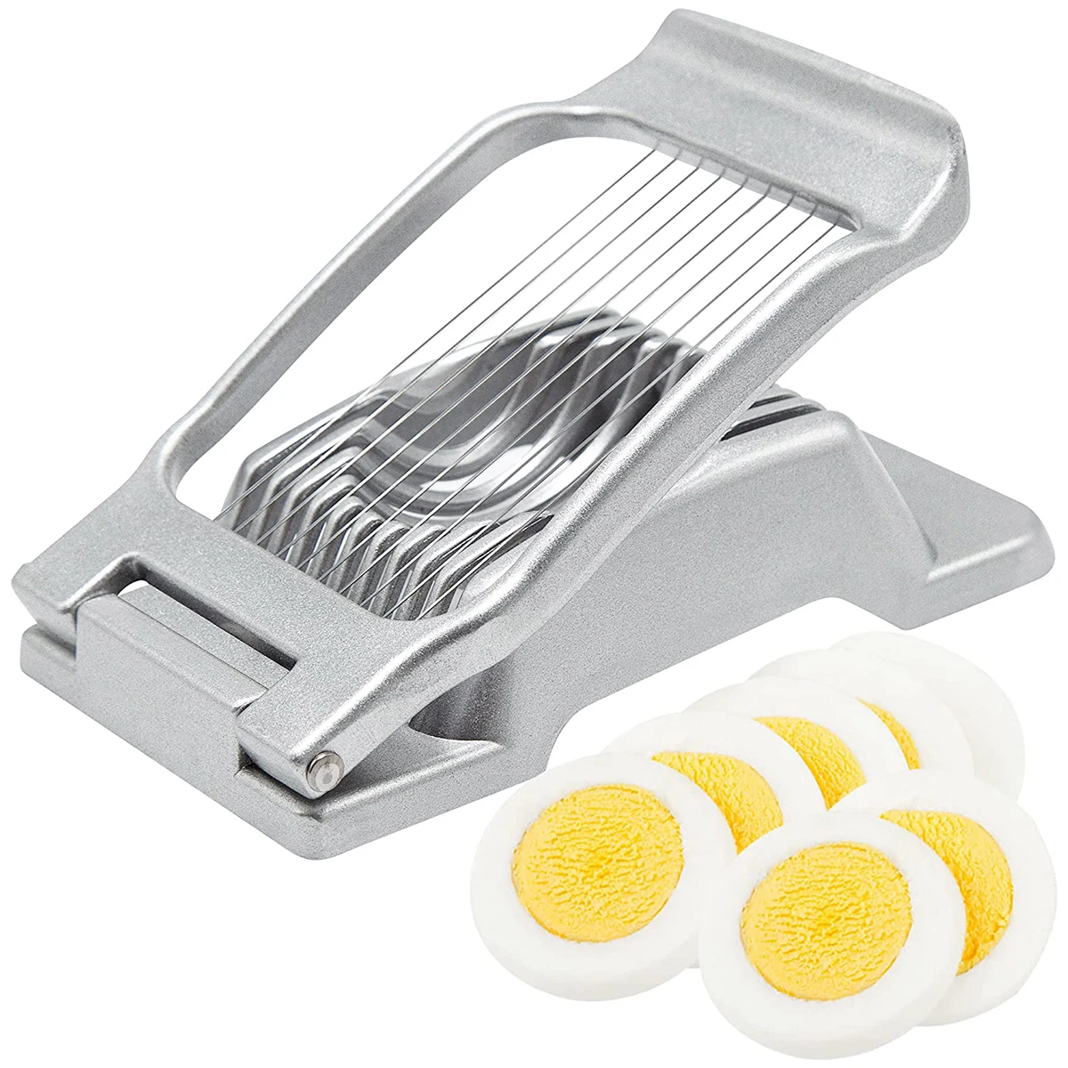 Egg Slicer Heavy-Duty Aluminum Alloy Egg Slicer Multifunctional Manual Egg Slicer Home Kitchen Mini Manual Boiled Egg Slicer Egg Slicer Heavy-Duty Aluminum Alloy Egg Slicer Multifunctional Manual Egg Slicer Home Kitchen Mini Manual Boiled Egg Slicer