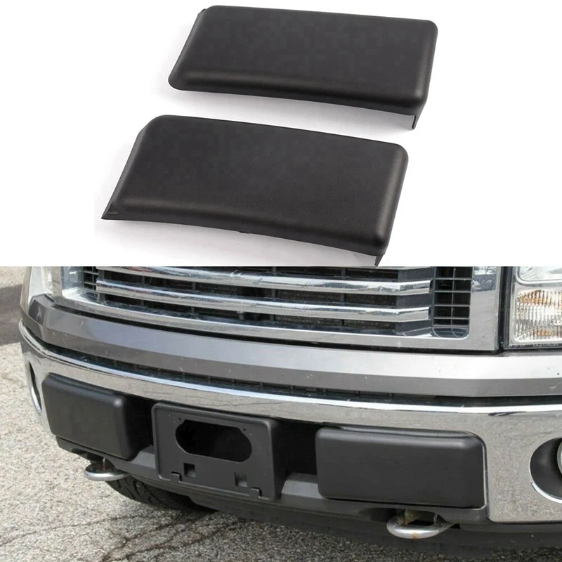 

Front Bumper Guards Pads Caps Inserts LH + RH Set For Ford F150 2009-2014
