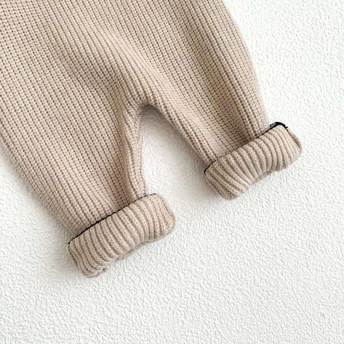 Autumn Kid Knitwear Fashion Boy Baby Knitting Casual Sweater Coat Girl Children Knitted Cotton Solid Overalls Infant Knit Jacket
