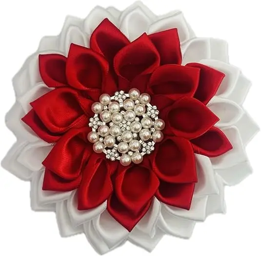 CENWA Sorority Brooch Pin - Pearl & Alloy Sisterhood Jewelry Gift For Graduation