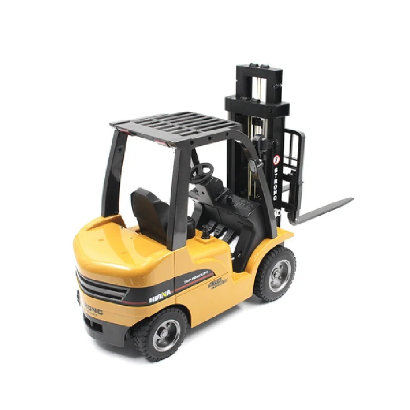 Huina 1577 toy children outdoor large toy alloy simulation forklift 8-channel wireless remote control engineering vehicle 4