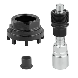 Eight Notch Tool for Bicycle Bottom Bracket and Chainring Maintenance (Black socket tool BK)