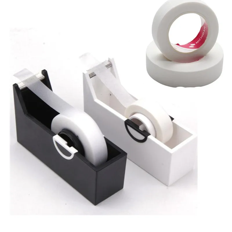 

Plastic Eyelash Extension Tape Holder Base Lash Adhesive Tape Cutter Dispenser Grafting Lash Rotating Tape Cutting Makep Tool 2#