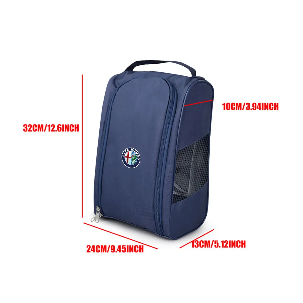 Borsa Portaoggetti con Logo Auto per Alfa Romeo Giulia, Stelvio, Giulietta, Tonale, Mito 157 149, Accessori Auto - immagine 6
