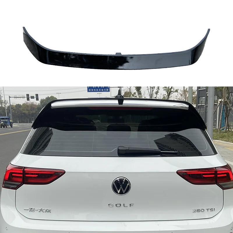 

For Volkswagen Golf 8 Modified Rear Spoiler Pro/rline Sports Tail Without Punching Decoration