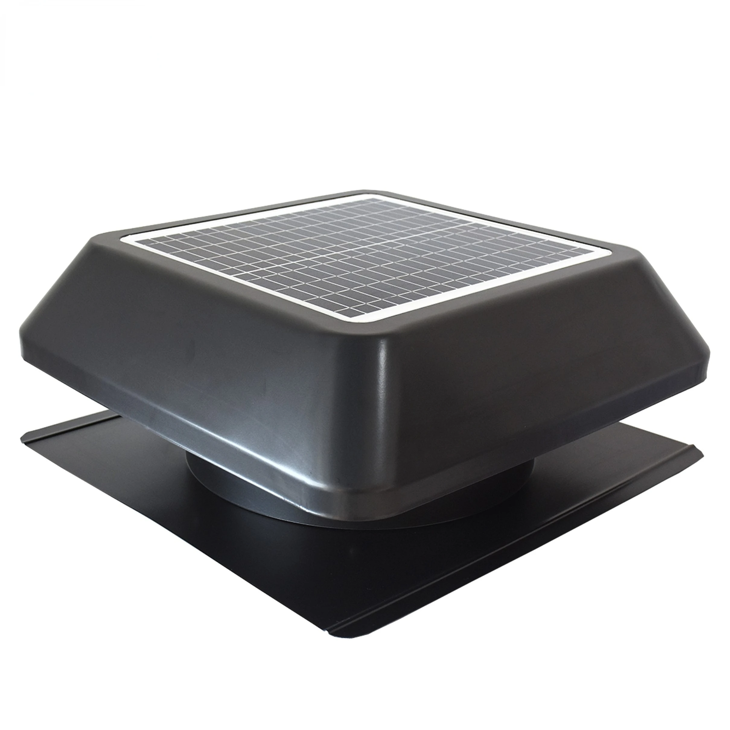 Roof Top Tunnel Green Air Vent 14'' Solar Powered Attic Heat Extractor Air  Circulator High Speed DC Ceiling Fan Ventilation Fan - AliExpress