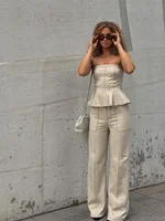 Janet Tube Top Pant Set 1
