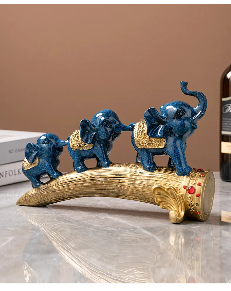 Resin Elephant Ornaments