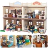 1:12 Scale Dollhouse Miniature Furniture Villa House Bunny Reindeer Kitchen Food Picnic Car Accessories Simulation Set For Gifts 6