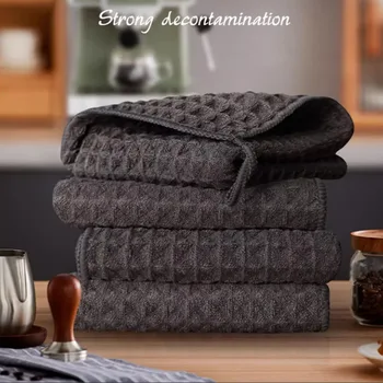 Asciugamano in panno per pulizia Barista per bar da cucina Asciugamani in panno per pulizia in microfibra super assorbente Panni puliti per macchina da caffè 1