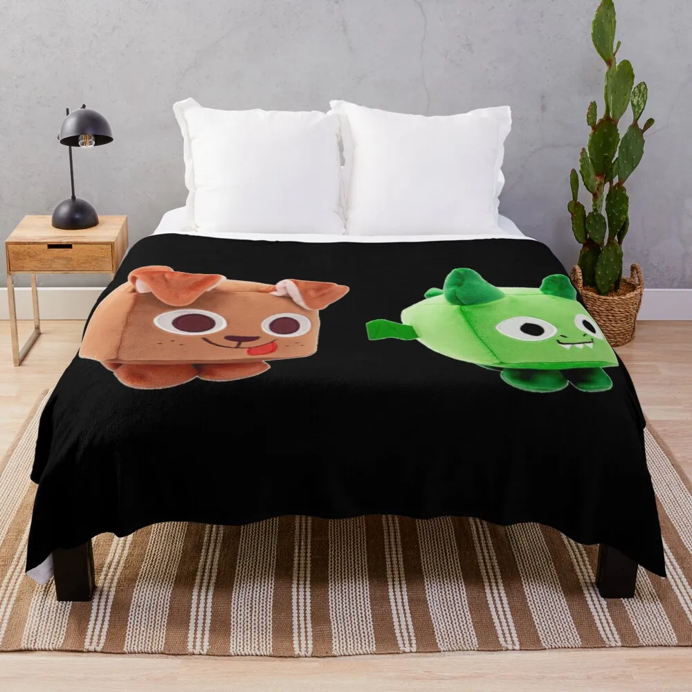 Pet Simulator X Coperta Da Tiro Morbida Peluche Plaid Vintage Designer Manga Coperte