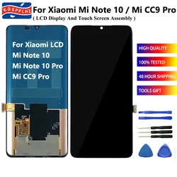 D'origine AMOLED 6.47 Pour Xiaomi Mi CC9 Pro LCD Affichage + Écran Tactile De Remplacement Pour Mi Note 10 Pro Téléphone Numériseur D'écran