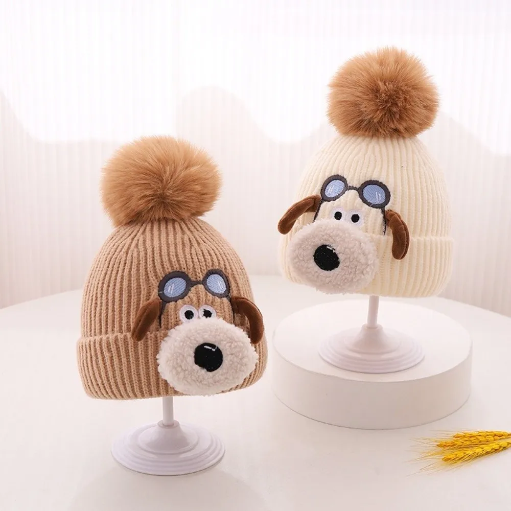 Polyester Kids Ear Protection Beanie Hat
